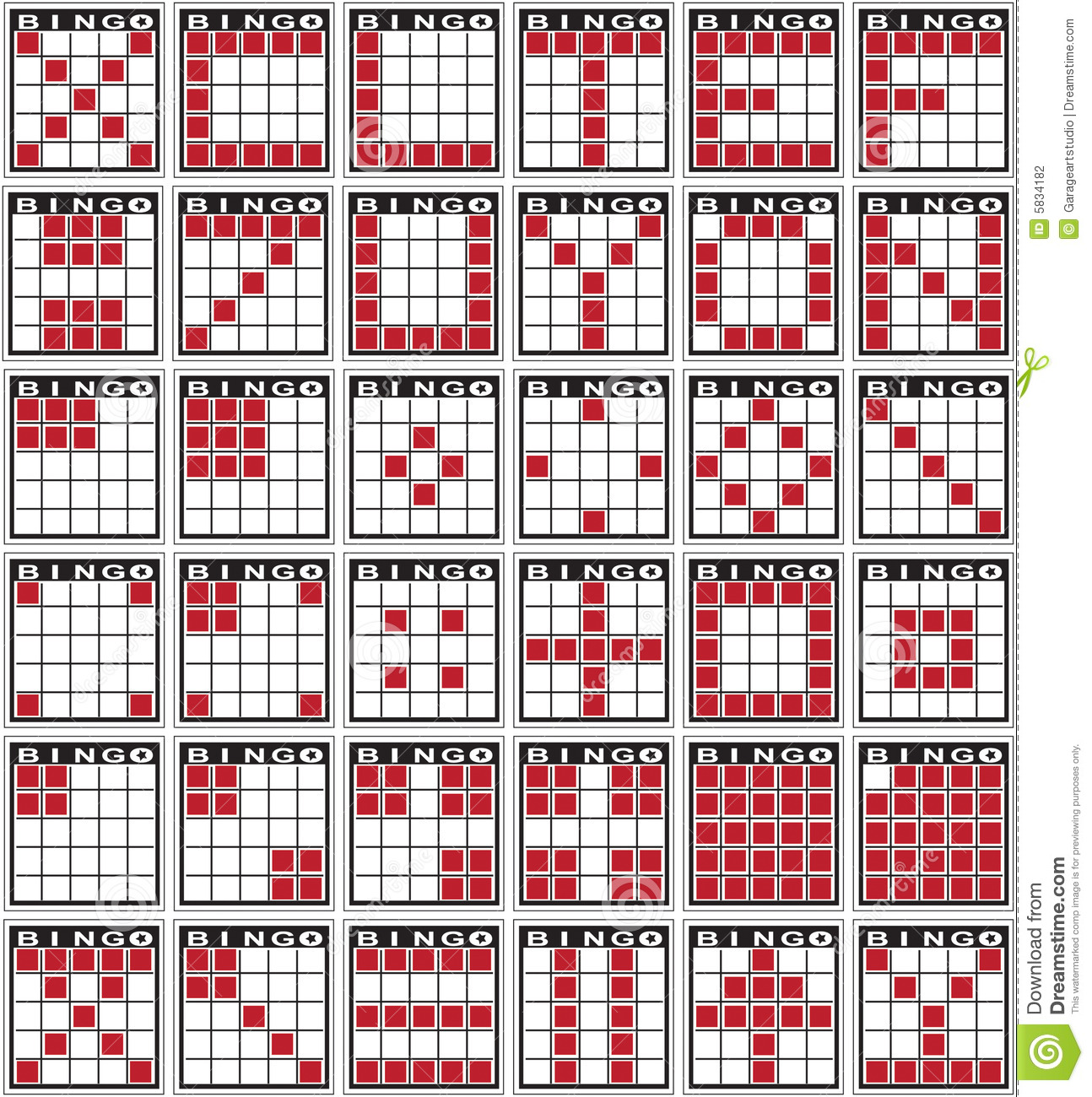 Bingo Patterns Played At Bingo Halls And Casinos