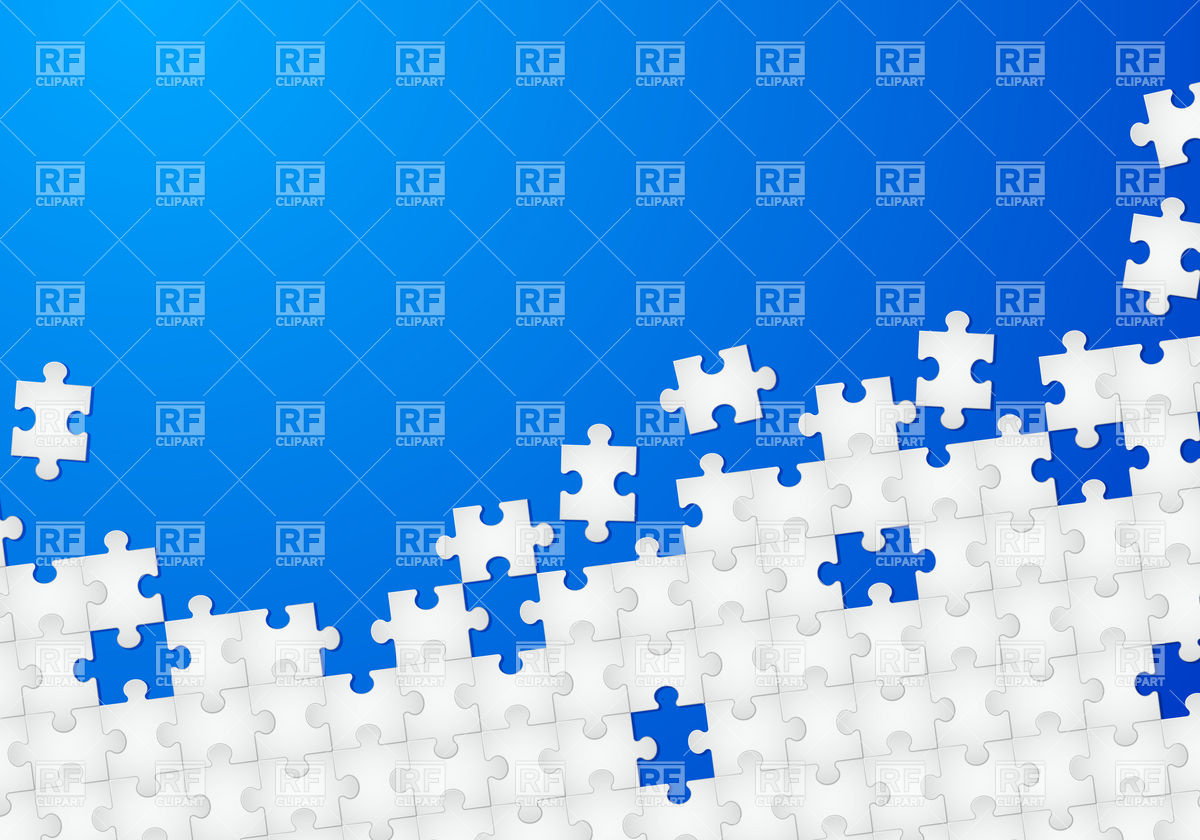 Blue Puzzle With Background Download Royalty Free Vector Clipart  Eps    