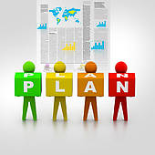 Business Action Plan Clip Art