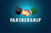 Business Partnership   Clipart Graphic