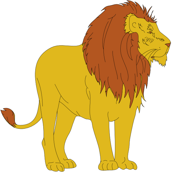 Cartoon Lion Clip Art At Clker Com   Vector Clip Art Online Royalty