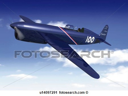 Clipart Of Air Force Plane Cg Illustration Low Angle View U14097291