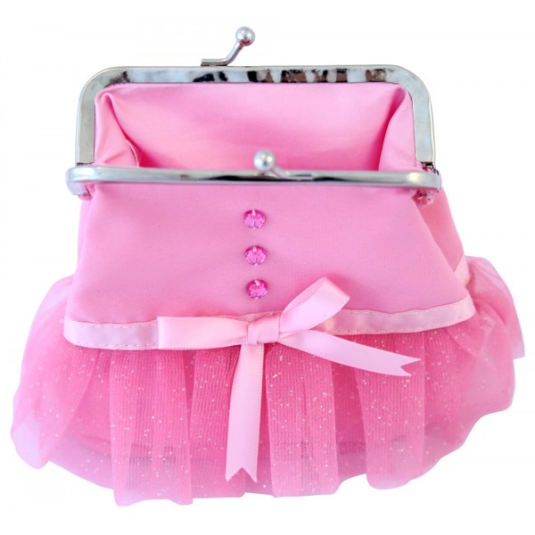 Coin Purses   Wallets   Giggle Me Pink Ballet Tutu Wallet Coin Purse