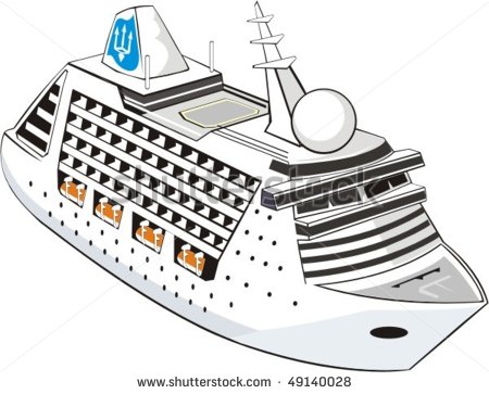Cruise Ship Deck Stock Vectors   Vector Clip Art   Shutterstock