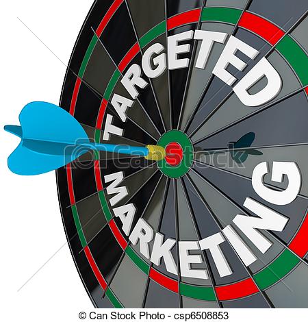Dart And Dartboard Targeted Marketing Successful Campaign   Csp6508853