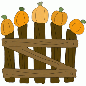 Design Store   View Design  4203  5 Little Pumpkins Sitting On A Gate