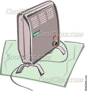 Heater Clip Art Portable Heater