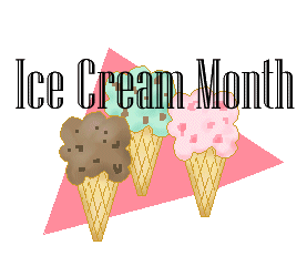 Ice Cream Month   Free Ice Cream Clip Art   July Holidays