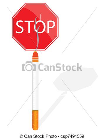 Illustration   Stop Smoking Sign    Csp7491559   Search Clip Art