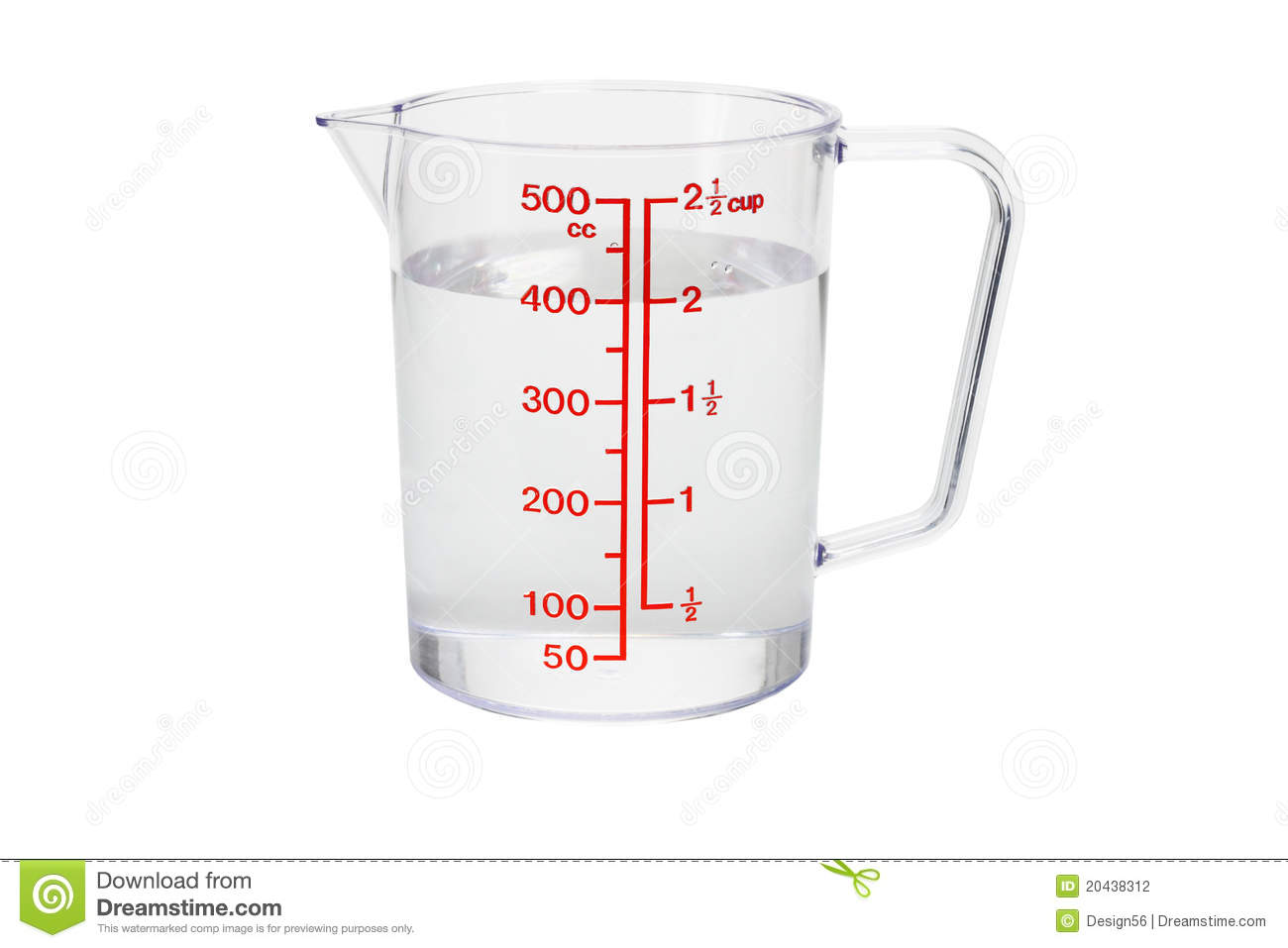 Measuring Cup Of Water Clipart Plastic Kitchen Measuring Cup