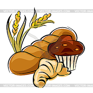 Pastry   Vector Clipart