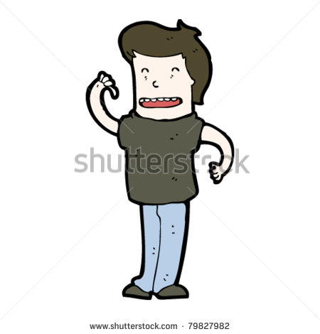 Pointing To Self Clipart Egotistical Cartoon Man Pointing At Self