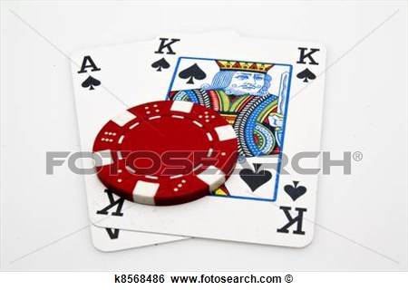 Texas Holdem Hand Casino View Large Photo Image