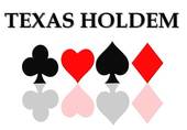 Texas Holdem Poker Logo   Stock Illustration