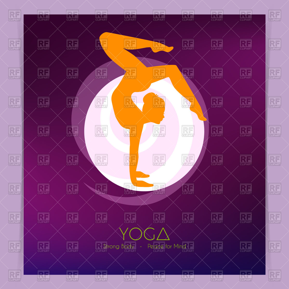 Woman Doing Yoga Asanas 77098 Download Royalty Free Vector Clipart