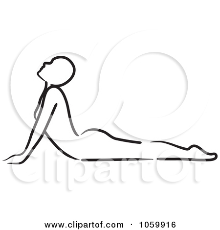 Woman In Yoga Lotus Flower Position Stock Illustration Royalty Free