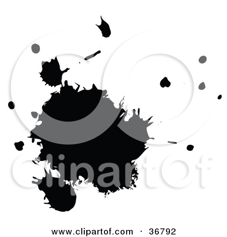 Clipart Illustration Of A Splatter Of Dots By Onfocusmedia  36819