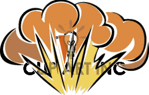 Exploding Bomb Clip Art
