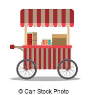 Food Stand Vector Clipart Illustrations  2132 Food Stand Clip Art