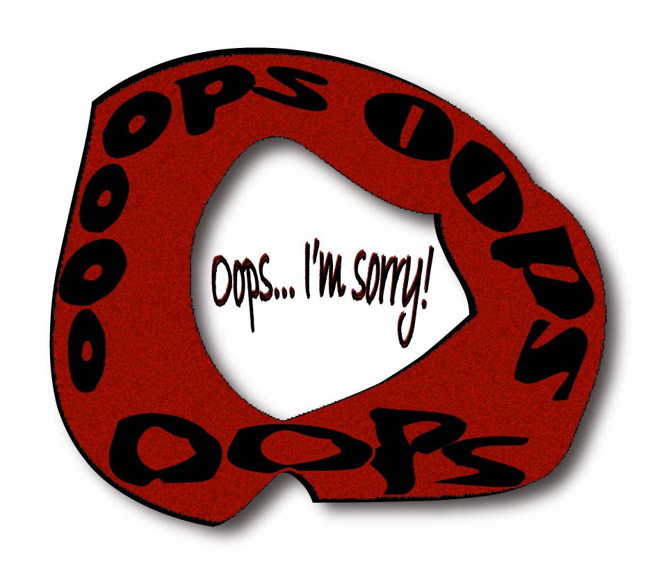 Free Text Clip Art  Oops I M Sorry