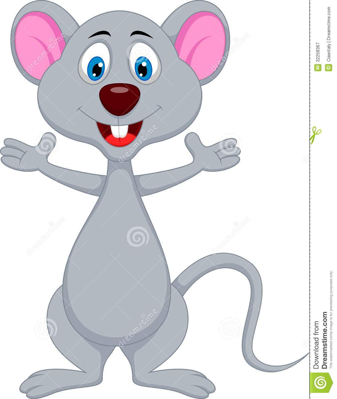 Funny Mouse Cartoon Royalty Free Stock Photography   Image  32258367