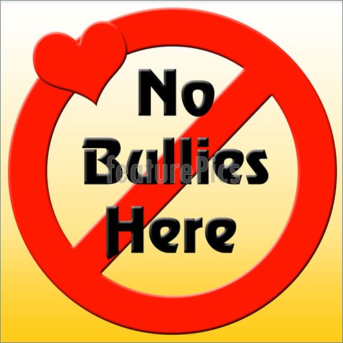 Illustration Of No Bullies Here  Clip Art To Download At Featurepics