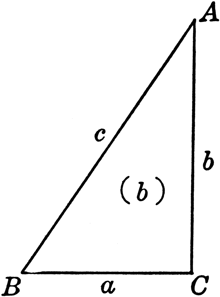 Labeled Right Triangle