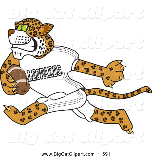 Leopard Cartoon Character Clip Art