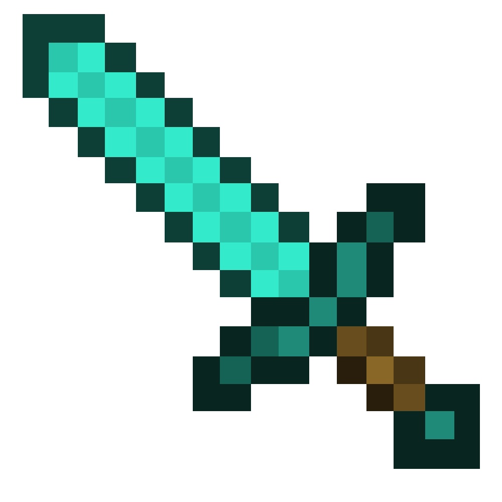 Minecraft Sword Coloring Pages   Free Large Images