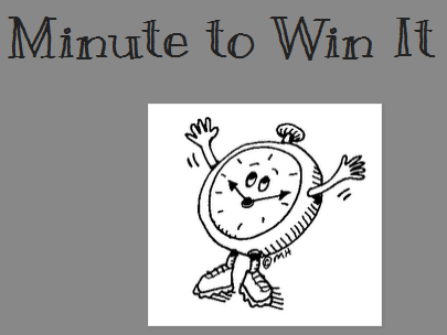 Minute To Win It Fun Collection Of Games  And Photos  That Could Be