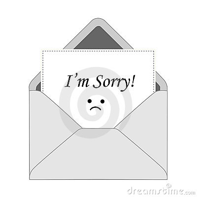 More Similar Stock Images Of   I M Sorry Card