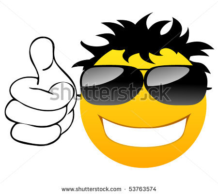 Smiley Face Thumbs Up Black And White Stock Vector Thumbs Up Smile