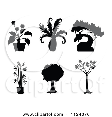 Vector Clipart Of A Green Bamboo Floral Frame   Royalty Free Graphic
