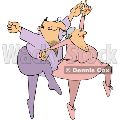 Art Illustration Of A Man And Woman Dancing Ballet   Djart  1051556