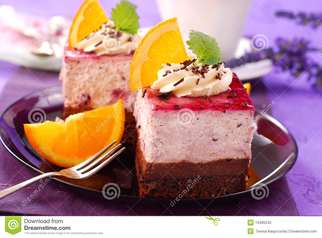 Blueberry Cake Royalty Free Stock Photo   Image  13485545