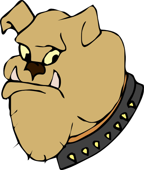 Cartoon Bulldog Head Clip Art At Clker Com   Vector Clip Art Online
