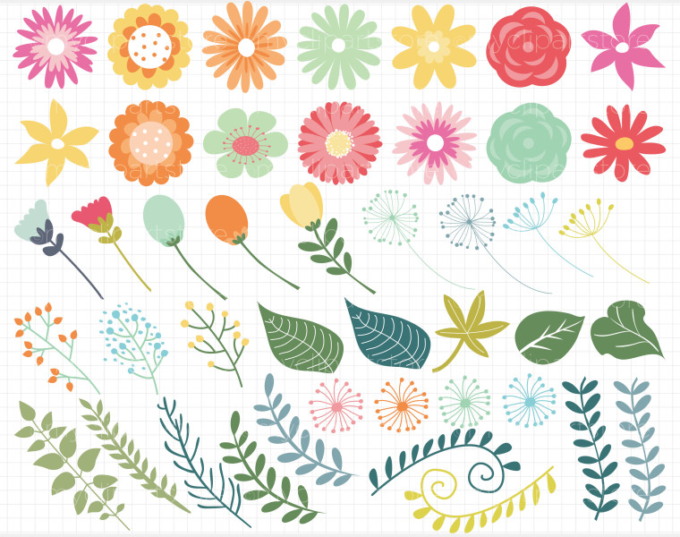 Clip Art   Spring Flowers   Mother S Day Clipart