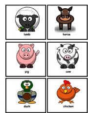 English Teaching Worksheets  Animals Flashcards
