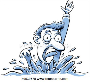 Fear Of Drowning Clipart
