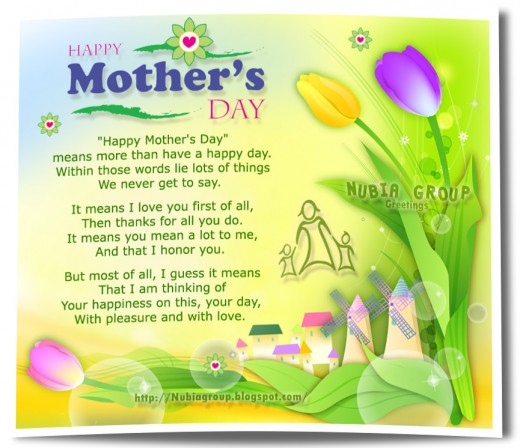 Free Cards And Sayings For Mothers Day