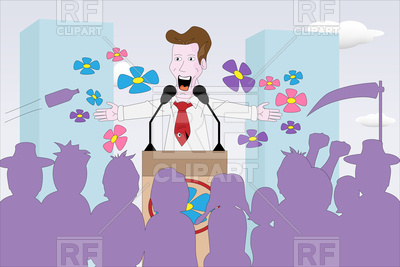     Giving Speech 87085 People Download Royalty Free Vector Clipart