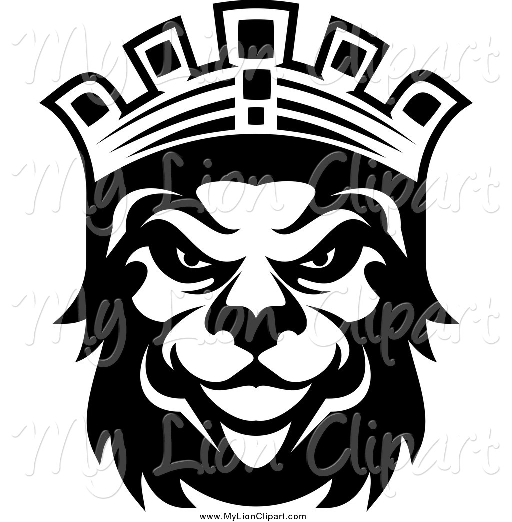 King Clipart Black And White Clipart Of A Black And White Lion King By    