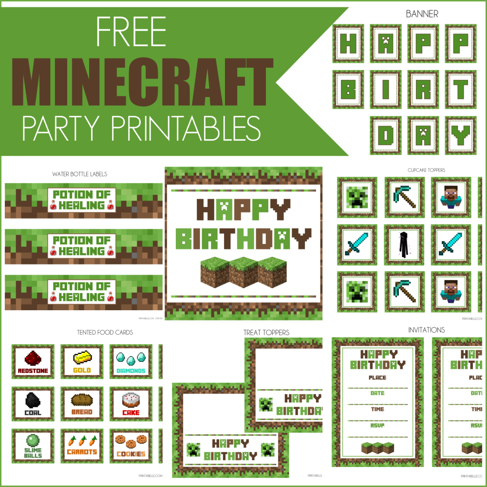 Minecraft Parties Are One Of The Most Popular Birthday Themes On Our