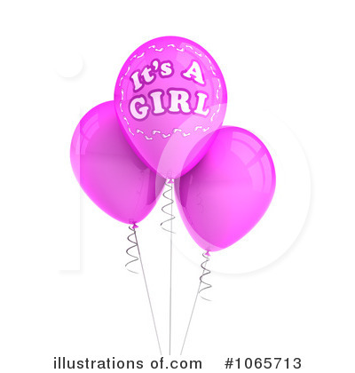 Royalty Free  Rf  Its A Girl Clipart Illustration  1065713 By