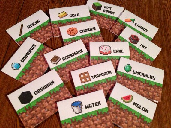 Store   Minecraft   Minecraft Party 75 Food Sign Tent Cards Pdf