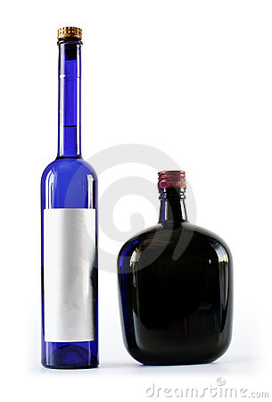 Thick And Thin Clipart Two Bottles Thick Thin     