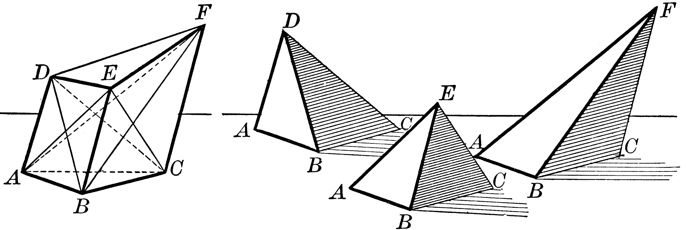 Truncated Triangular Prism For Volume   Clipart Etc