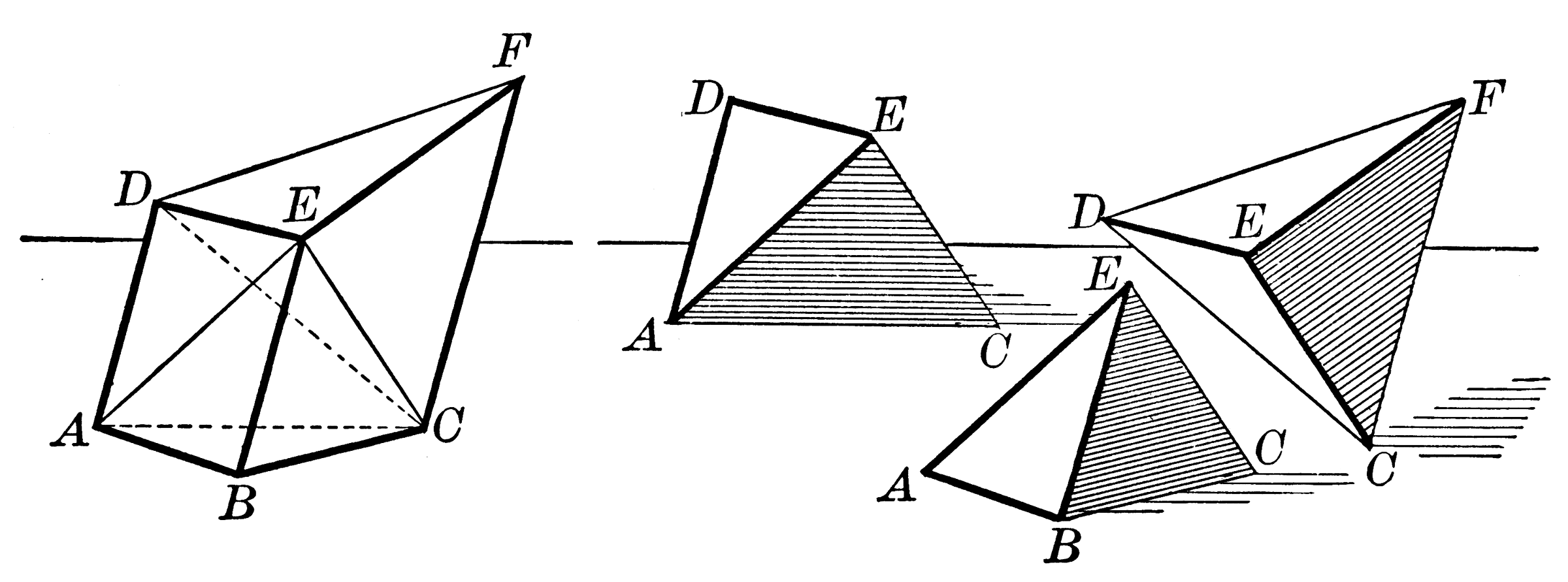 Truncated Triangular Prism For Volume   Clipart Etc