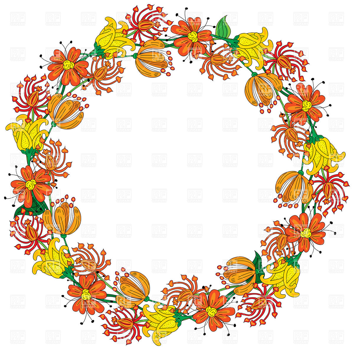 Wreath 30536 Design Elements Download Royalty Free Vector Clipart