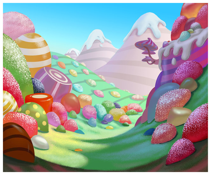 Backgrounds   Misc   Candyland Gum Drop Pass